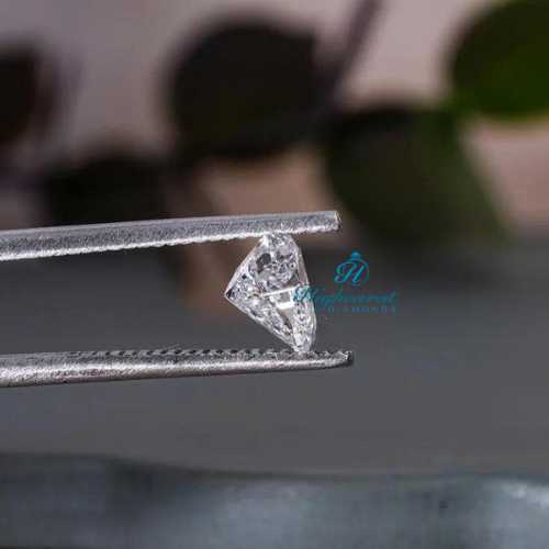 Mickey Mouse Shape Lab-Grown Diamond Unique Cartoon Cut Stone For Cute Fine Jewelry