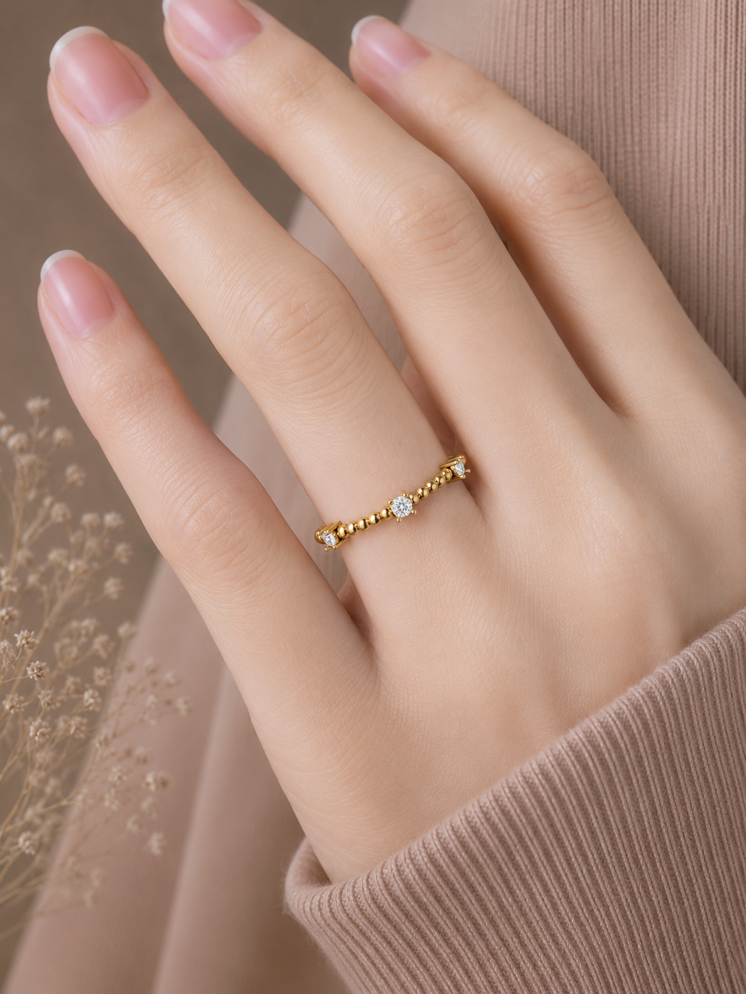 Minimalist Three Stone Anniversary Gift Ring For Her Stunning Quality Affordable Price - HIGHCARAT DIAMONDS