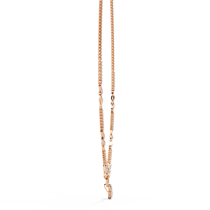 5.47 Ct Round Cut Natural And Lab Grown Diamond Minimalist Sparkling Wedding Necklace Gift For Women's