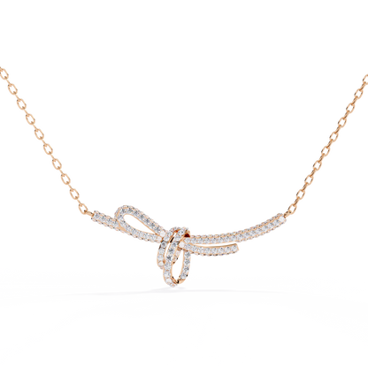 Round Cut Natural & Lab Grown  White Colorless Diamond Vintage Cluster Party Wear Anek Necklace Gift For anniversary