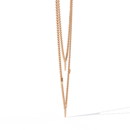 Round Cut 14k Solid White Gold Lab Grow And Natural Diamond Triangle Shape  Halo Necklace stunning look for girl