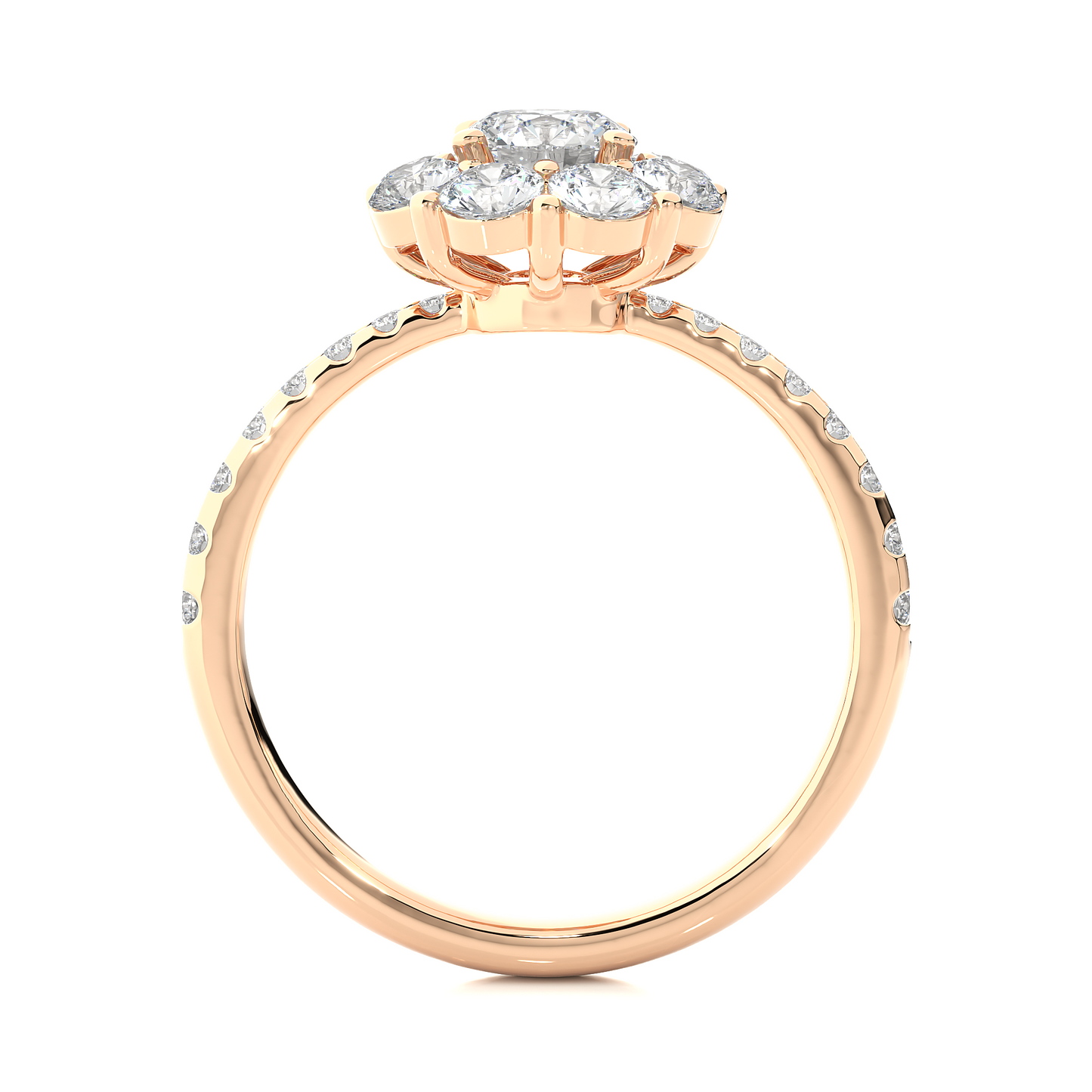 1.64 Carat Round Lab Grown Diamonds Timeless Accented Ring For Her, Also using daily wear