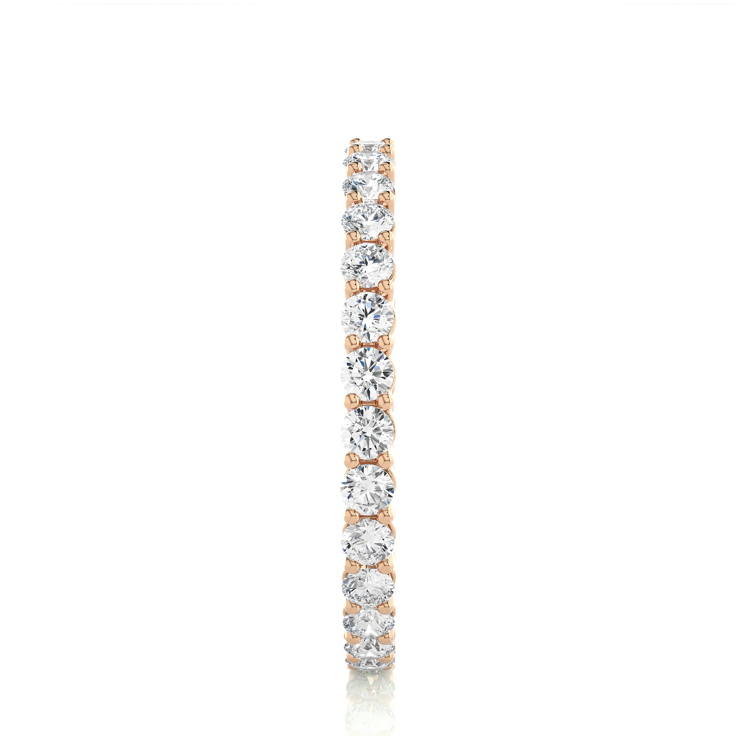 0.90 CT Lab or Natural Diamond Full Eternity Round Diamond Wedding Band Luxury Gift