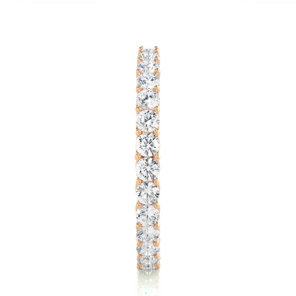 1.20 Ct Round Shaped Colorless Lab Grown & Natural Diamond Eternity Band Ring  For Wedding And Also Using Wear Using Unisex