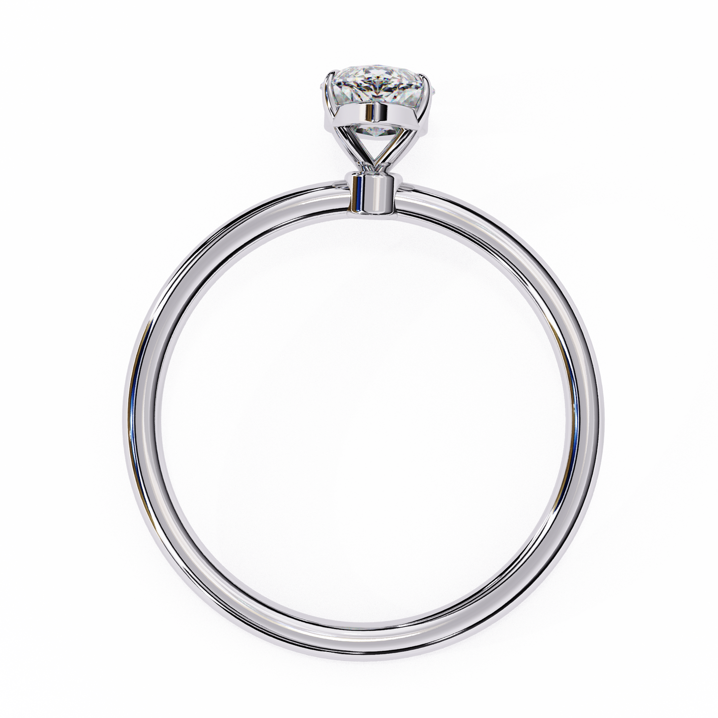 Lab Grown Marquise Cut Diamond 6 Pave Set Diamond Solitaire Vintage Ring For Anniversary Gift