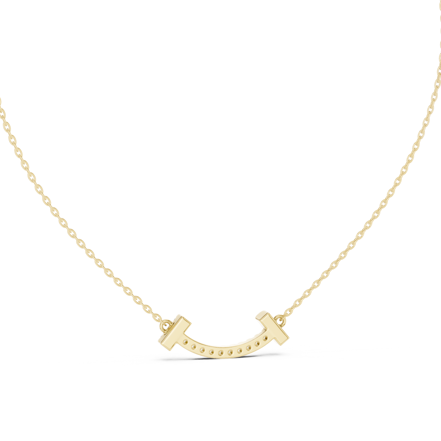 Round Shape Stunning 14k Solid Gold Diamond Pendant For Women Daily Wear