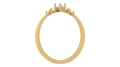 0.16 CT Round And Marquise Lab OR Natural Diamond Band Ring Anniversary Special