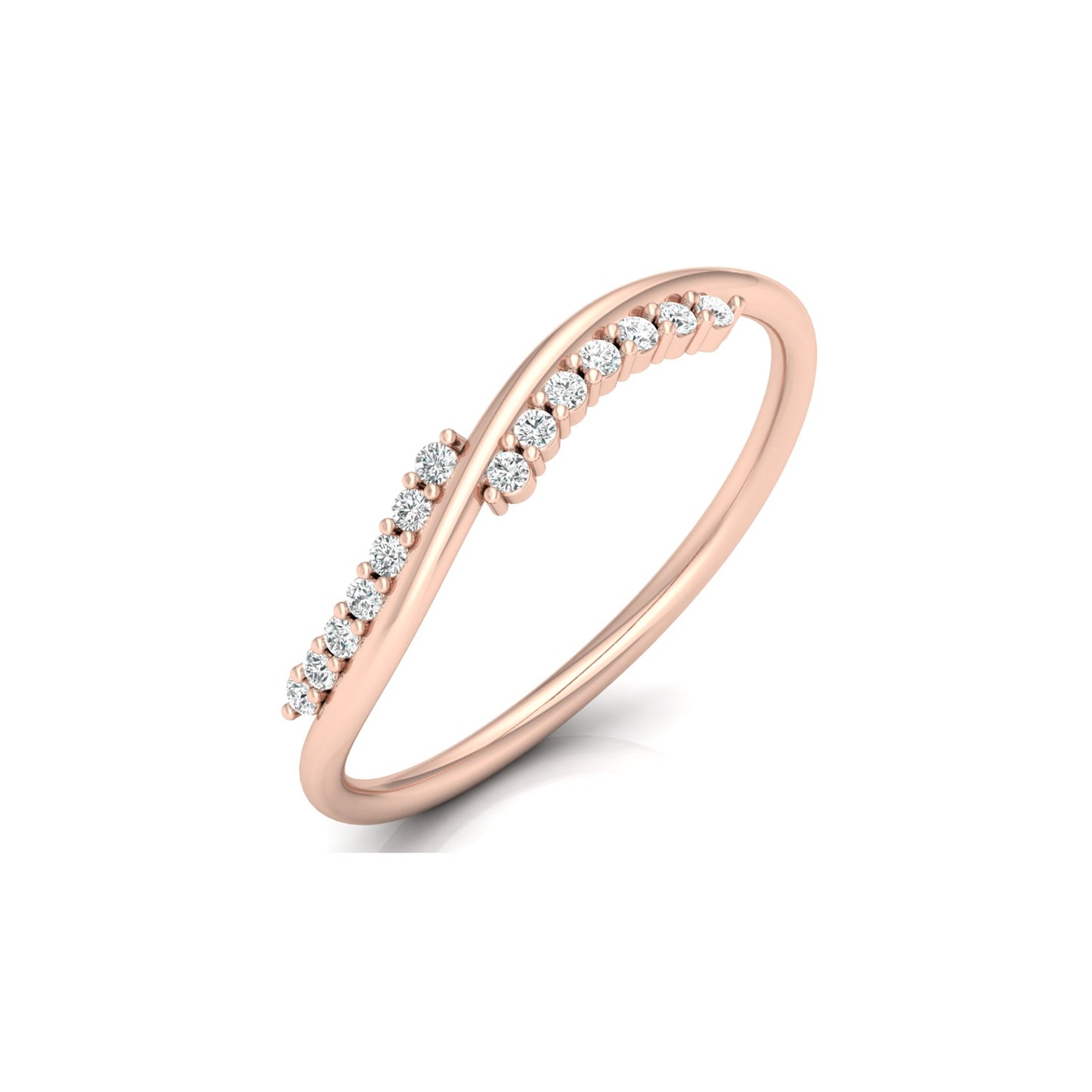 0.09 CT Best Selling Diamond Band Ring Stunning Quality Affordable Price Gift For Someone Special
