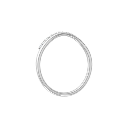 14K Solid Rose Gold Trending Diamond Band Ring Classic Elegance On A Budget