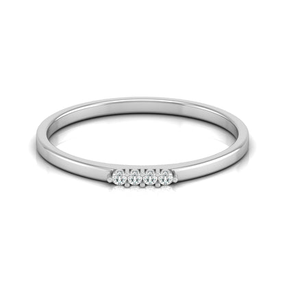 Round Cut Handcrafted Diamond Ring For Women's Beauty In 14 KT Solid Rose Gold