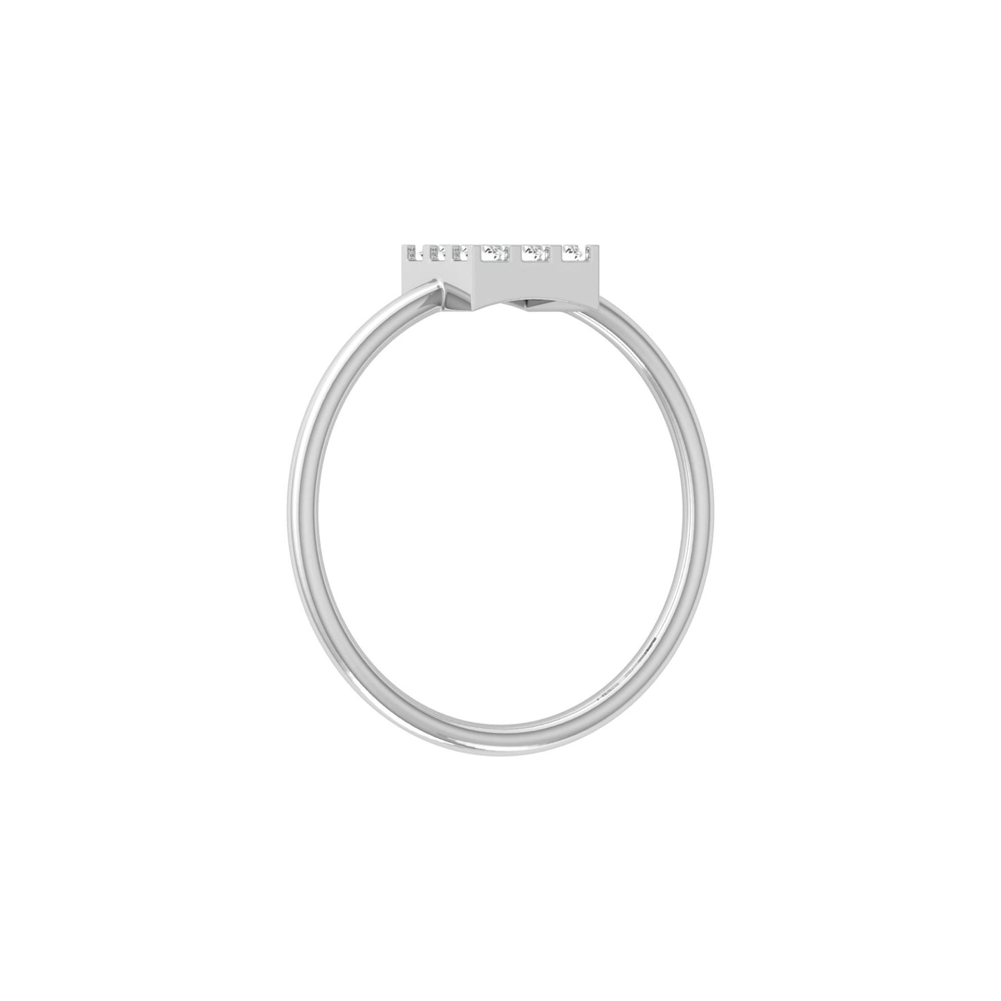 Unisex Diamond Ring for Wedding and Special Occasions 18K Solid Gold