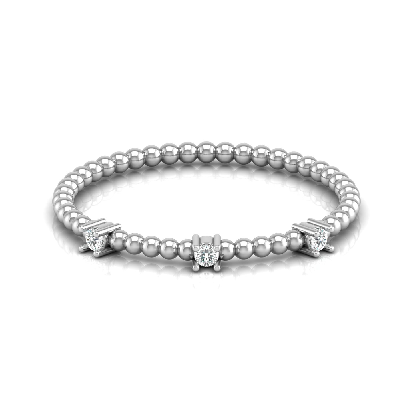 Minimalist Three Stone Anniversary Gift Ring For Her Stunning Quality Affordable Price