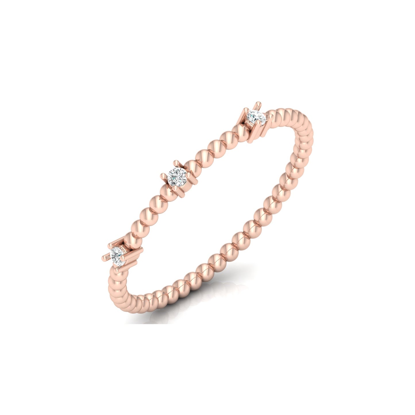 Minimalist Three Stone Anniversary Gift Ring For Her Stunning Quality Affordable Price