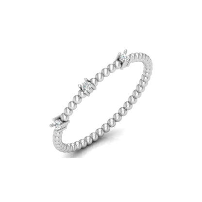 Minimalist Three Stone Anniversary Gift Ring For Her Stunning Quality Affordable Price