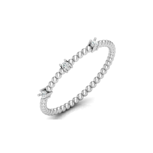 Minimalist Three Stone Anniversary Gift Ring For Her Stunning Quality Affordable Price