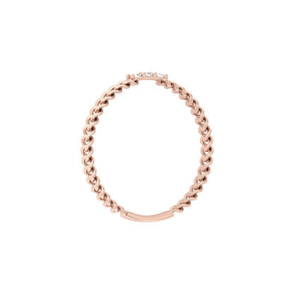 14 KT Solid Gold Round Cut Gender-Neutral Diamond Rings Unisex Bands For Modern Style