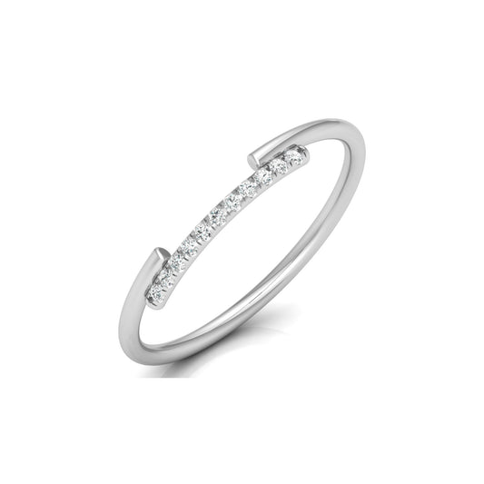 Natural Or Lab Grown Diamond Band For Her In 18K Solid Gold Enhanced Sparkle With A Classic Touch