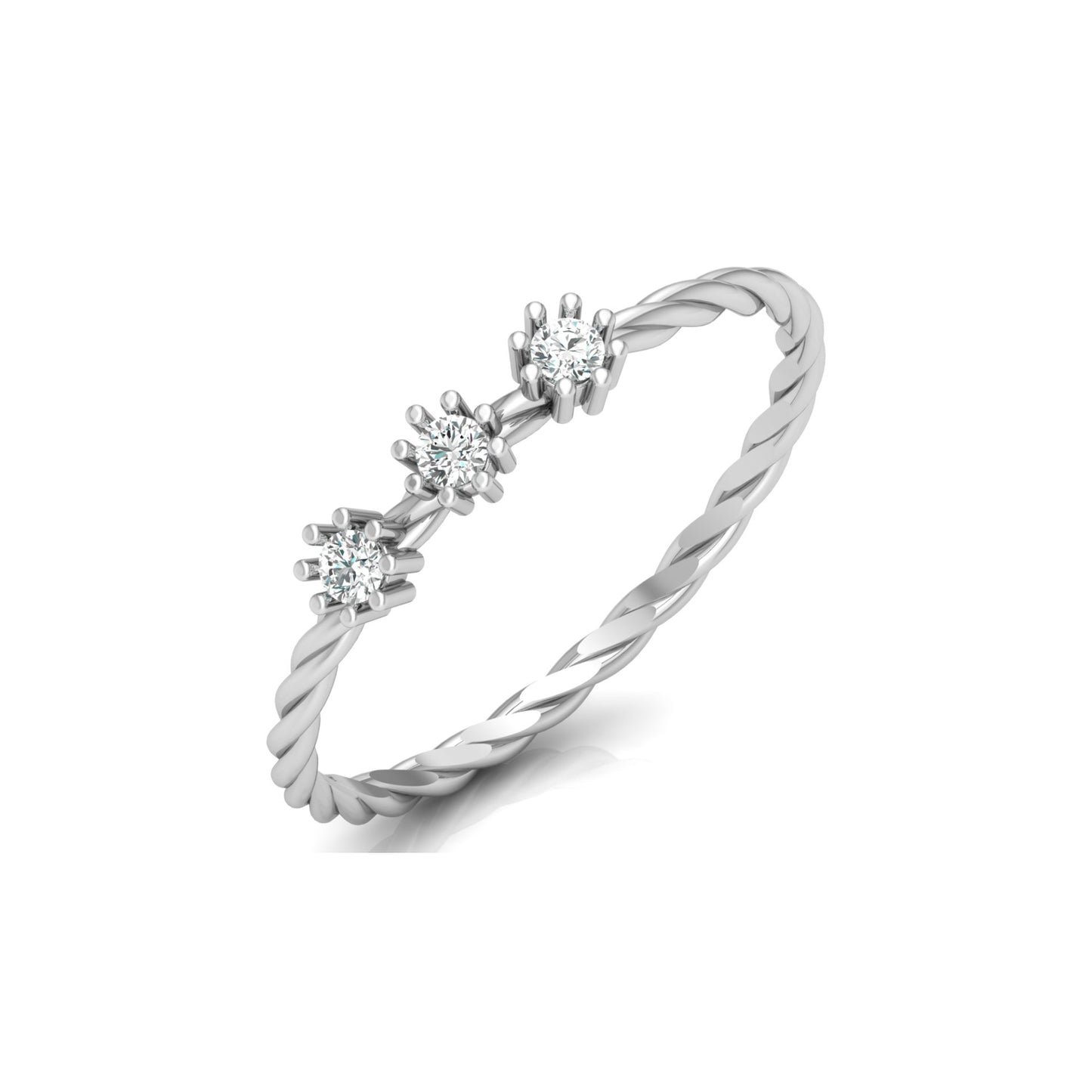 Vintage Inspired Round Labgrown Diamond Wedding Ring Personalized Diamond Ring Gift For Anniversary