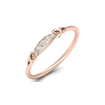 Round Cut Labgrown Or Natural Diamond Women jewelry Band Rings Unique & Charming