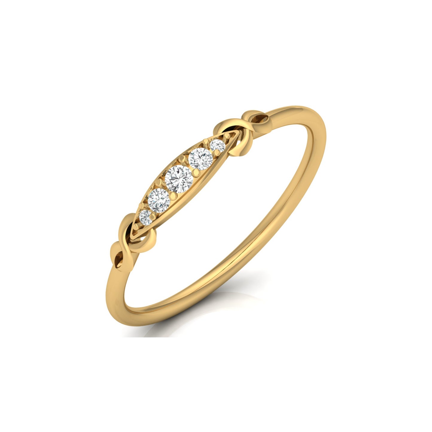 Round Cut Labgrown Or Natural Diamond Women jewelry Band Rings Unique & Charming