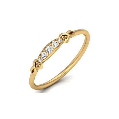 Round Cut Labgrown Or Natural Diamond Women jewelry Band Rings Unique & Charming