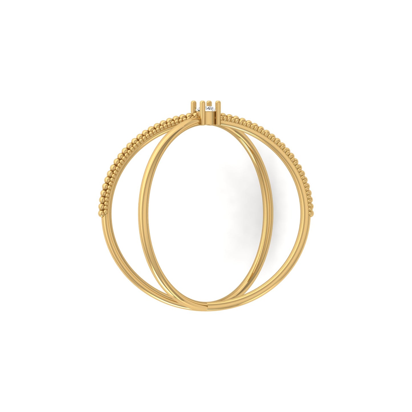 14KT Solid Gold Twisted Women's Ring For Her Perfect Fit For Any Finger