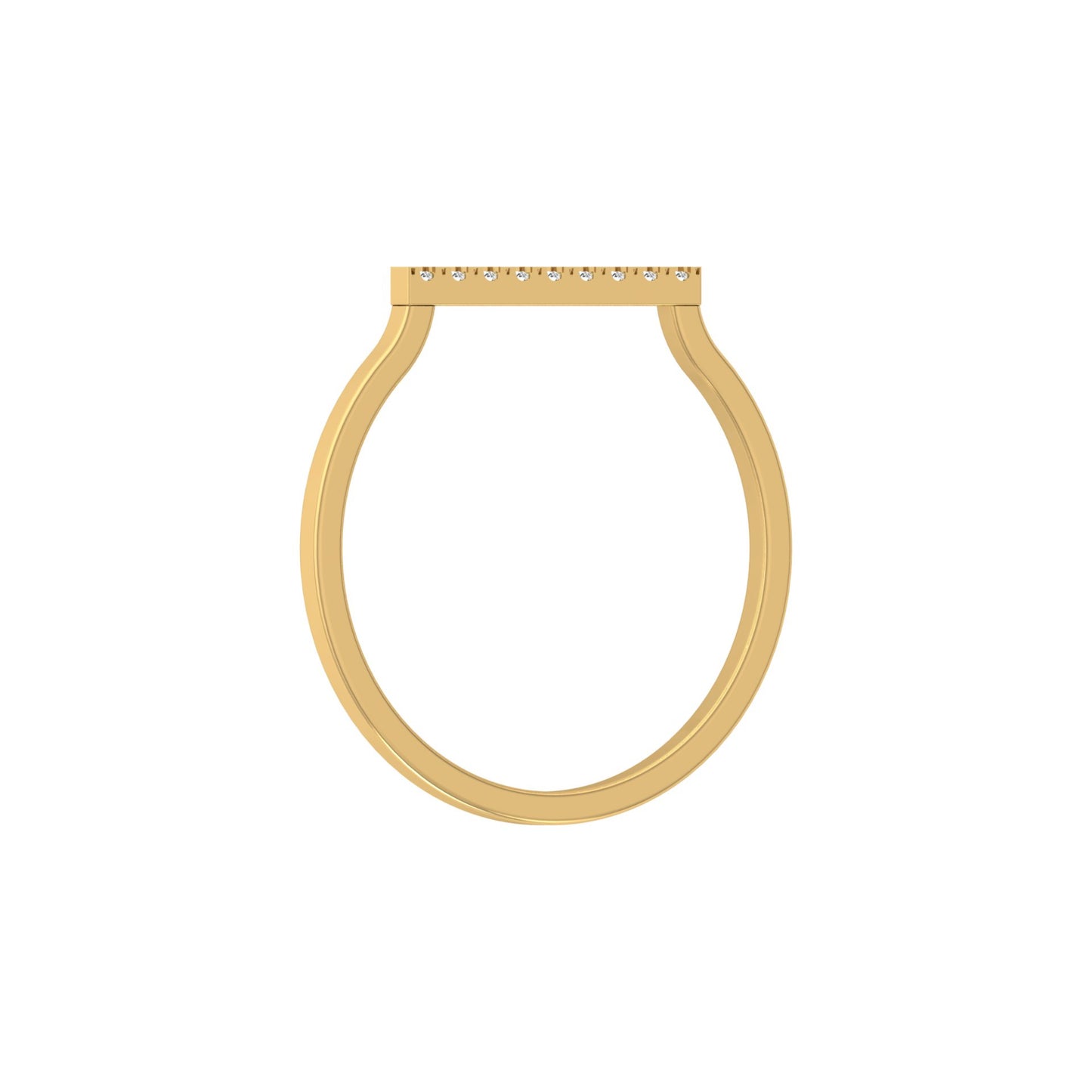 Minimalist Round Diamond Wedding Band Ring Perfect Jewelry For Women In 14 K Solid Gold