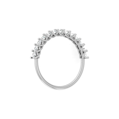 Daily Wearing Diamond Band Ring In 14K Gold Perfect Fit For Any Finger Lab-Grown Or Natural