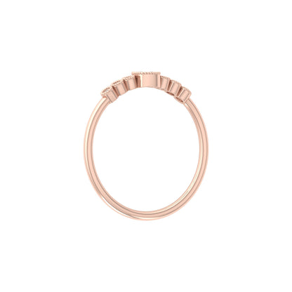 14K Solid Gold Cushion And Round Diamond Ring Cushion Cut Art Deco Engagement Ring