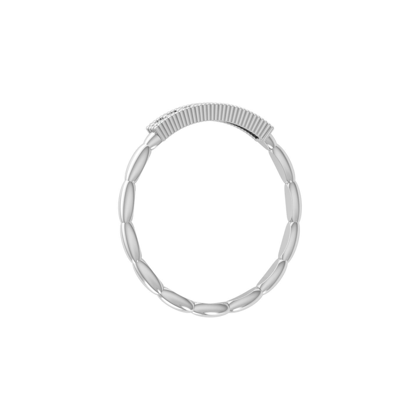 Round Cut Labgrown Diamond Wedding Band Vintage 14 KT Solid Gold Ring For Women's