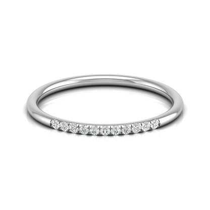 Minimalist Eternity Band Ring For Women's Light And Comfortable In 14K Solid Gold