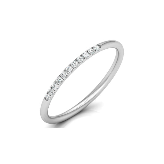 Minimalist Eternity Band Ring For Women's Light And Comfortable In 14K Solid Gold