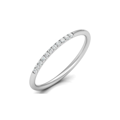 Minimalist Eternity Band Ring For Women's Light And Comfortable In 14K Solid Gold