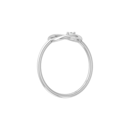 Minimalist Lab Grown Round Cut Diamond Gift Ring