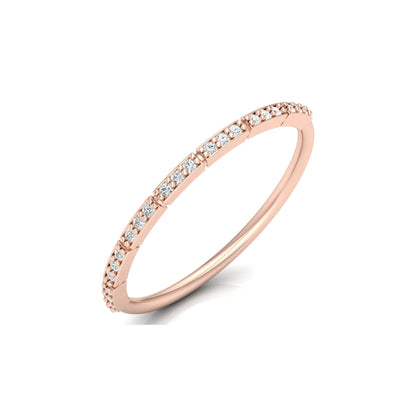 Minimalist Gold Ring Band For Women's  Modern & Elegant Daily Wear Design In 14K Solid Gold
