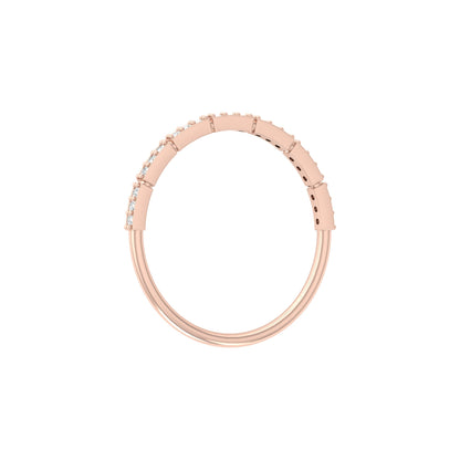 Minimalist Gold Ring Band For Women's  Modern & Elegant Daily Wear Design In 14K Solid Gold