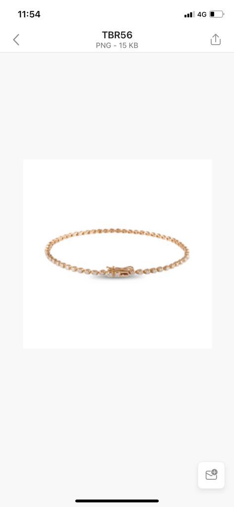 1.02Ct Pear Shape Round Cut Lab Grown & Natural Diamond Cluster Minimalist Statement Tennis Bracelet Gift For Her