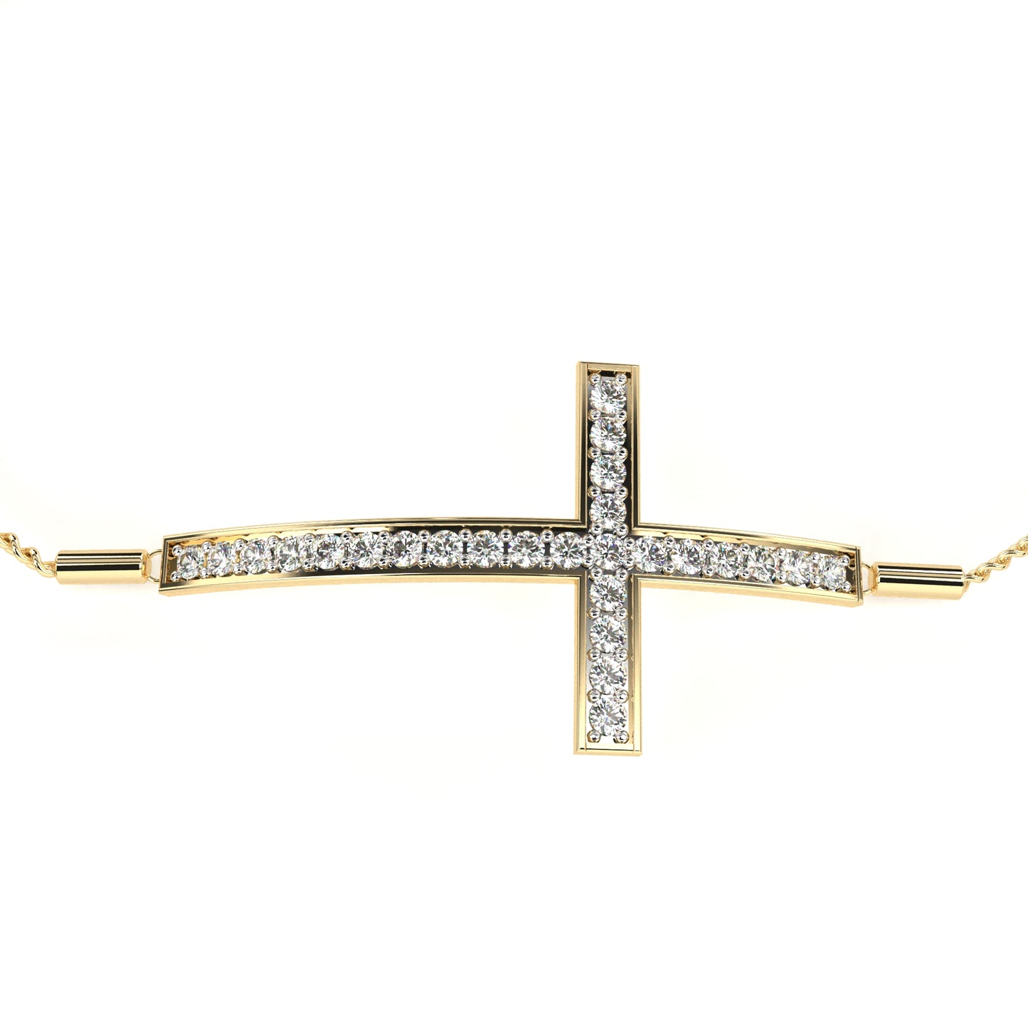 Round Cut Diamond Criss Cross Shape Antique Delicate Prong Set Stunning Handmade Bracelet Annivrasry Gift For Her
