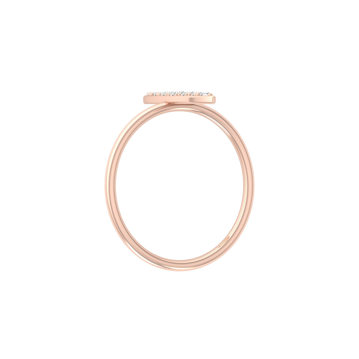 Timeless Elegance 14KT Gold Round Stone Band Ring With Comfort Fit For Womens - HIGHCARAT DIAMONDS