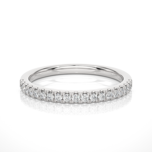 Full Eternity Wedding Band With Round Labgrown Diamonds Classic And Timeless Design