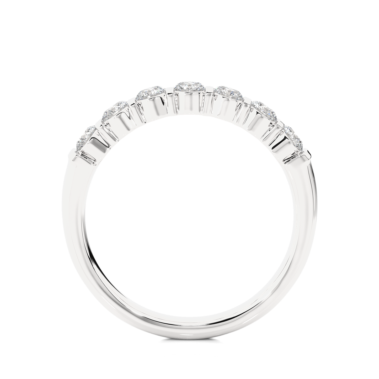 0.52 CT Elegant Diamond Eternity Wedding Band with Sustainable Labgrown Diamonds