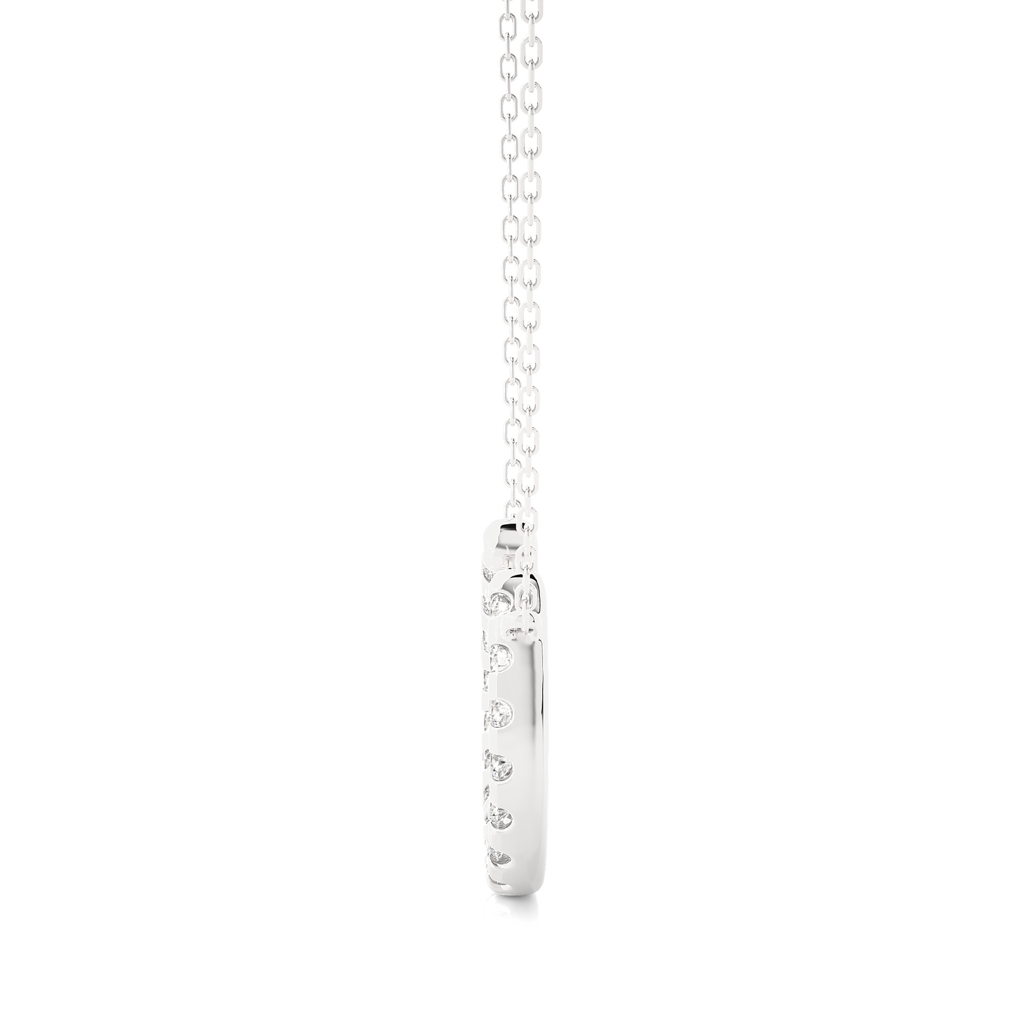 0.26 CT Dazzle U Alphabet Pendant For Women's In Labgrown And Natural Diamonds