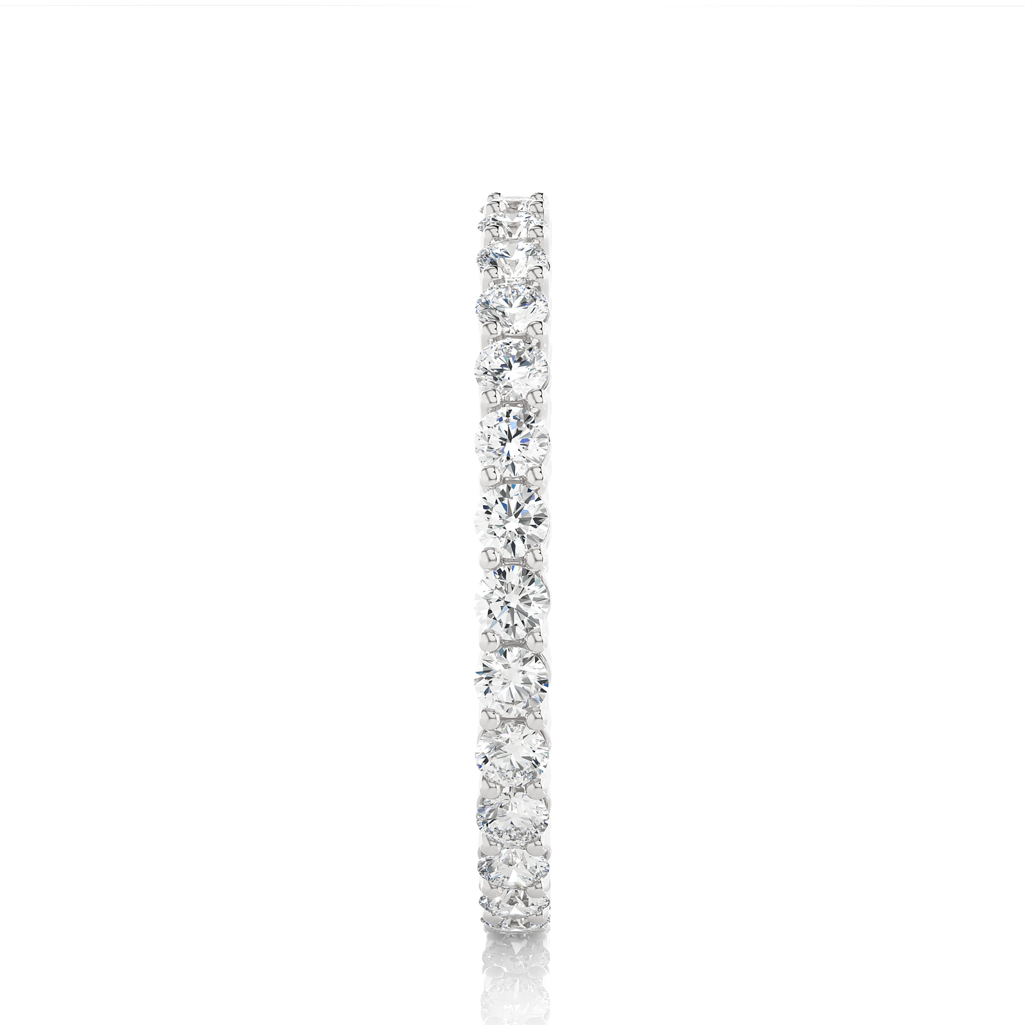 0.90 CT Lab or Natural Diamond Full Eternity Round Diamond Wedding Band Luxury Gift