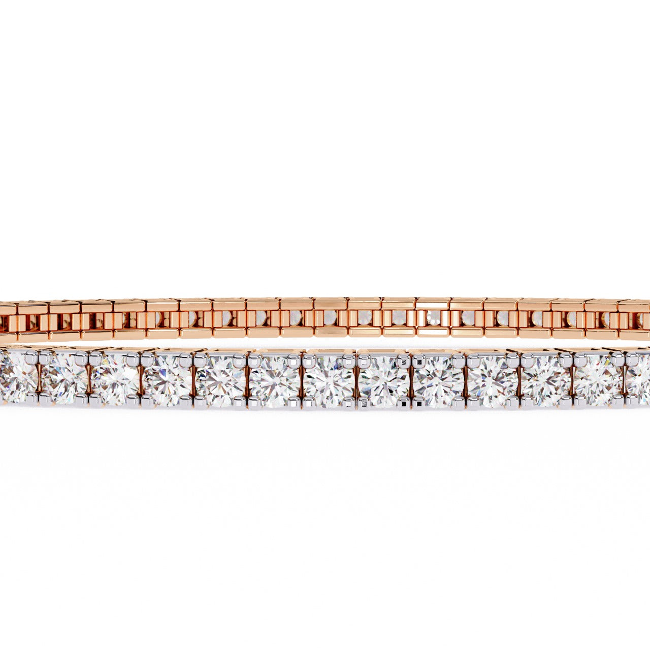 1.92CT Round Cut Diamond Unique Delicate Prong Set Handcrafted Classic Party Wear Bracelet Gift For Women's