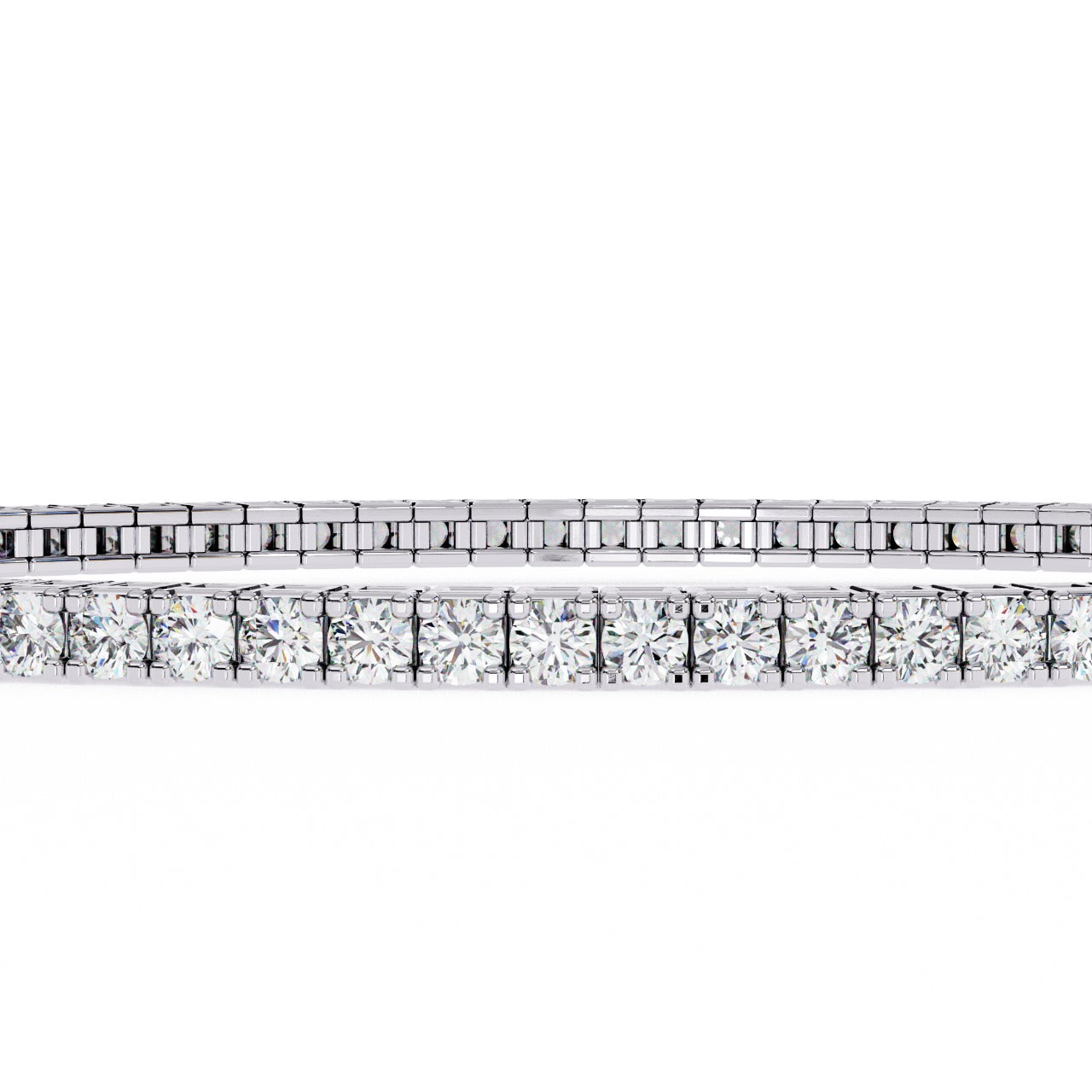 1.92CT Round Cut Diamond Unique Delicate Prong Set Handcrafted Classic Party Wear Bracelet Gift For Women's