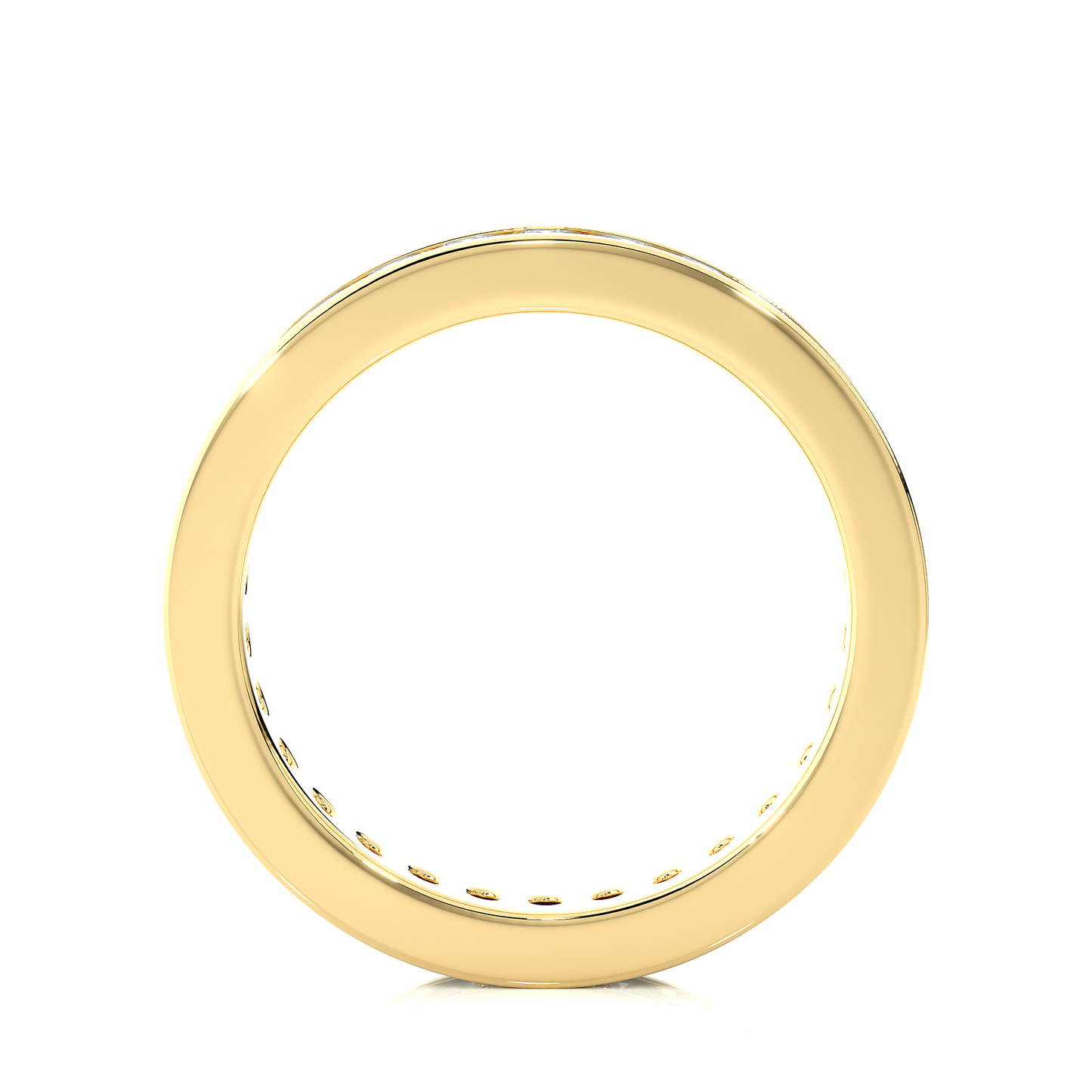 Round 1.20 Ct Lab Grown Diamond Channel Set Full Eternity Band Stunning and Symbolic Anniversary Jewelry for Her
