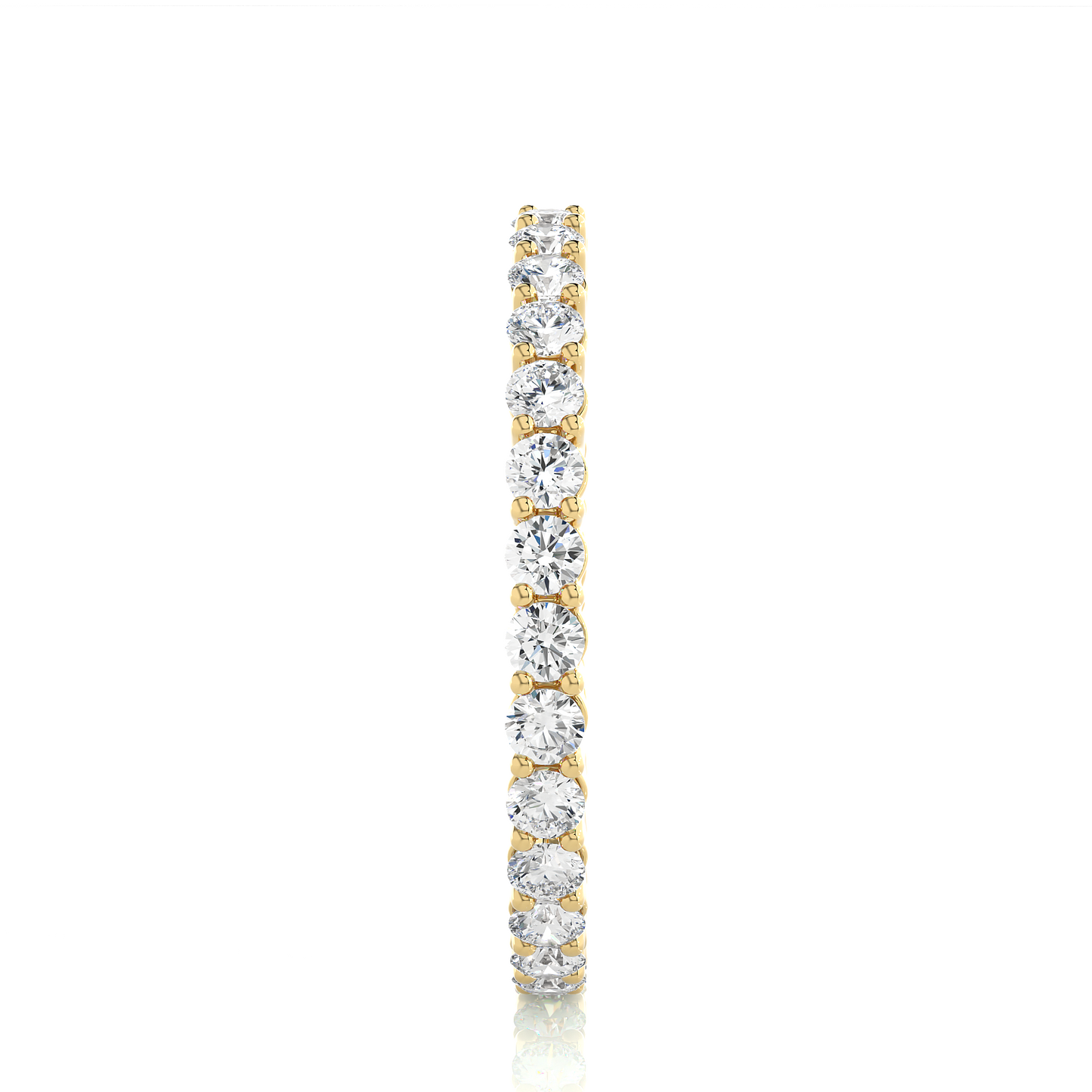 0.90 CT Lab or Natural Diamond Full Eternity Round Diamond Wedding Band Luxury Gift
