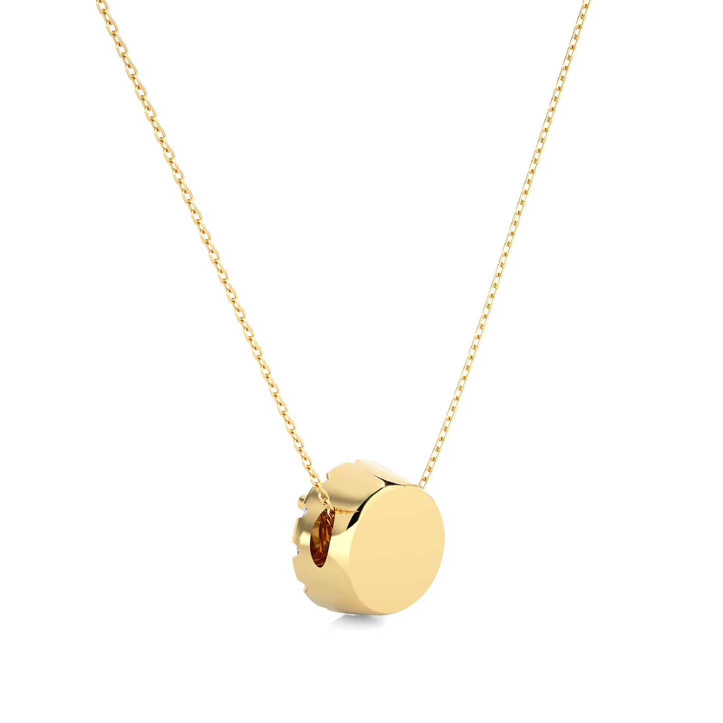 0.34 Carat Round Lab-Grown Diamond Halo pendants Shop elegant Pendant for women & exquisite gold pendant