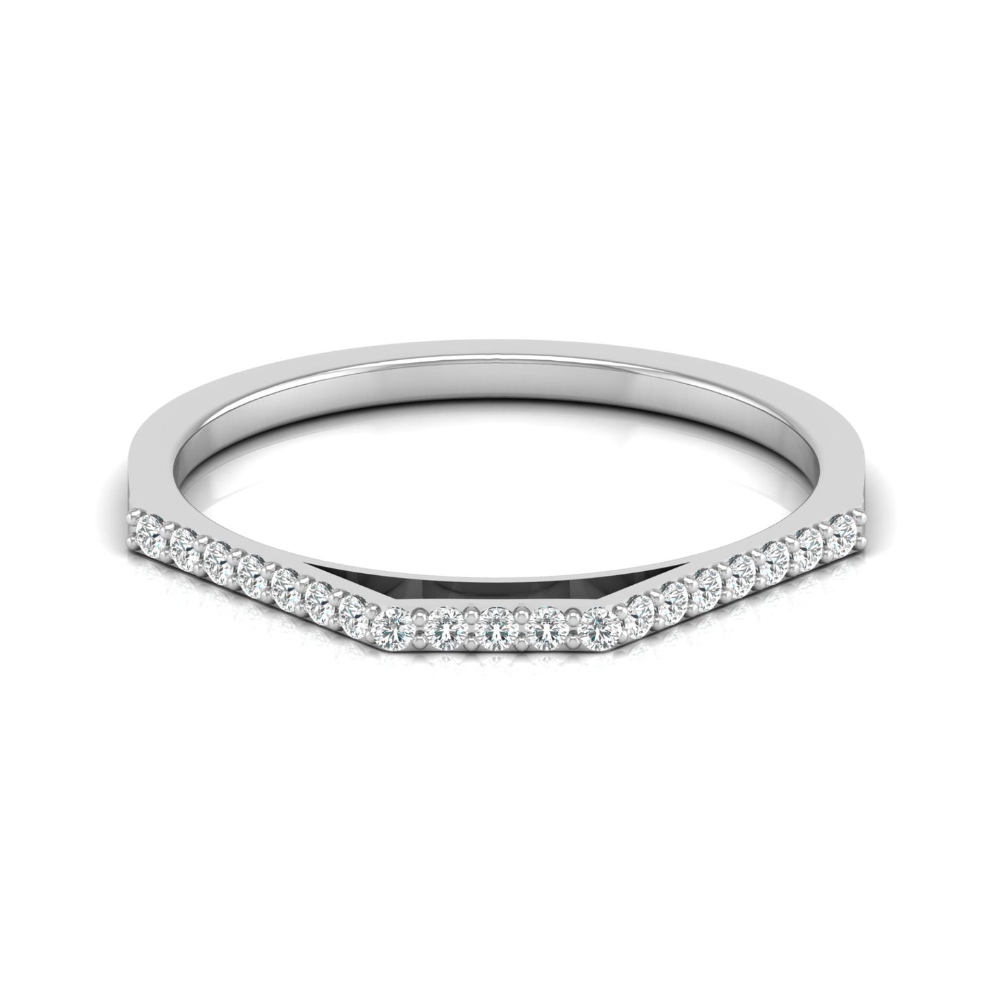 0.12 CT Round Cut Labgrown Or Natural Diamond Daily Use Ring For Women's