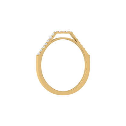 0.12 CT Round Cut Labgrown Or Natural Diamond Daily Use Ring For Women's